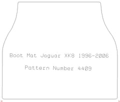 Jaguar Xk8 Rhd (X100) 1996-2006 Tailored Boot Mat