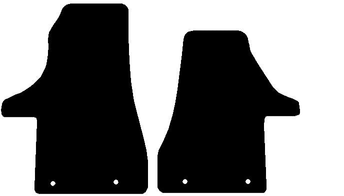 Volkswagen T6-1 2019-Onward  2 Pieces Front Mat