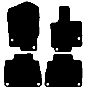 Mercedes GLE 2019-2004  4 Piece Set