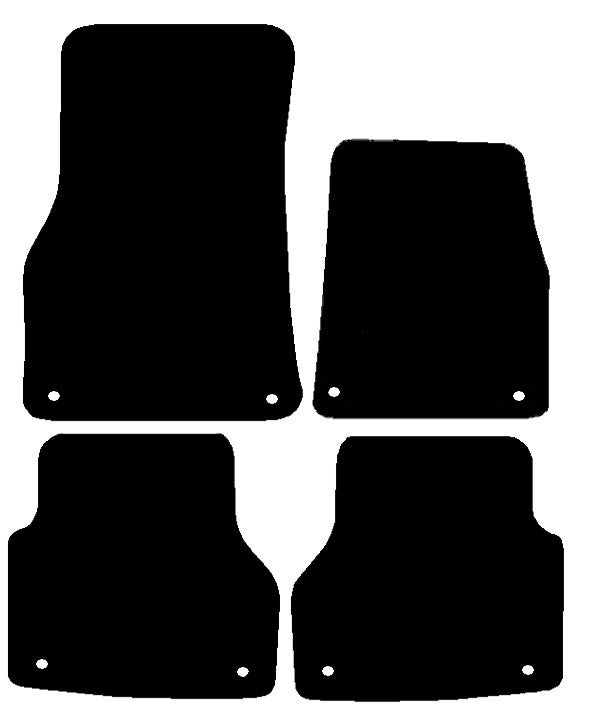 Audi A6 2018-Onward  Clips In All Mats